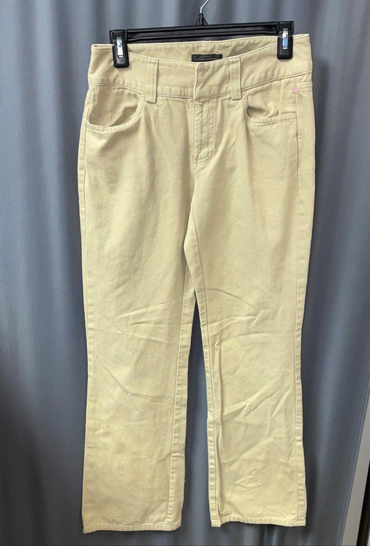 Banana Republic Women's Vintage Y2K Khaki Straight Leg Pants Sz 4