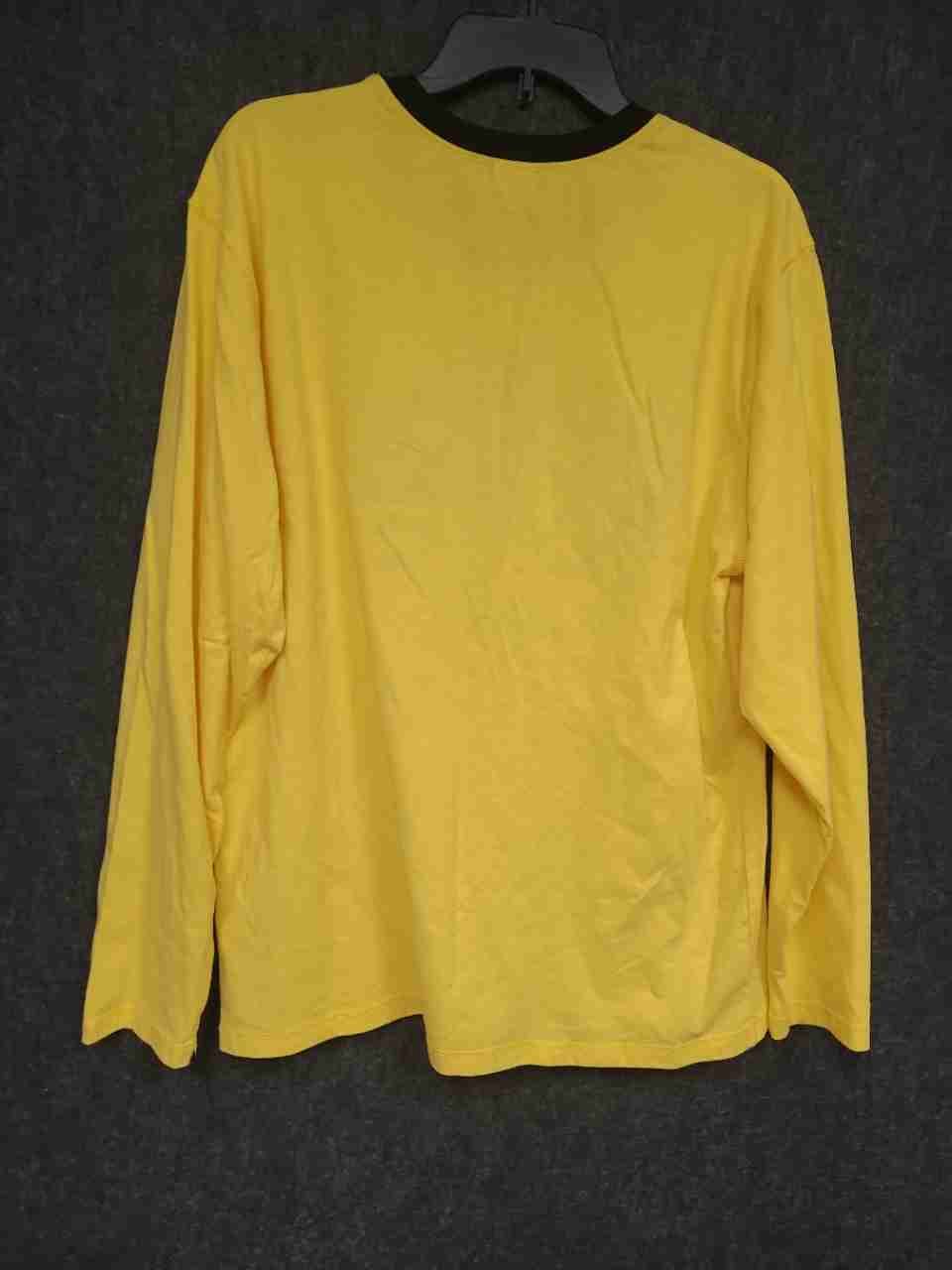 Illumination Presents Minions Men's Yellow Gru Logo Long Sleeve Shirt Sz XL