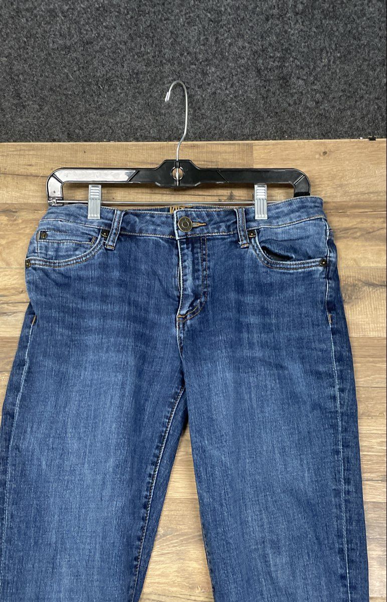 Kut from the Kloth Women's Slim Straight Blue Stretch Denim Jeans Size 4