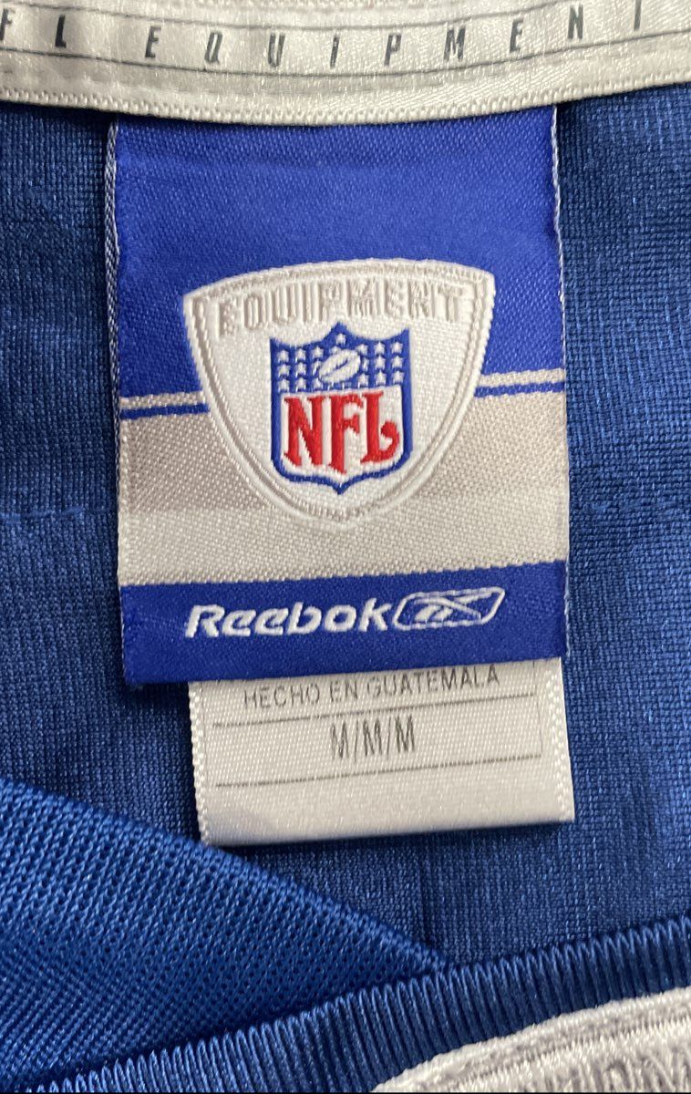 Reebok Men's Indianapolis Colts Peyton Manning #18 Blue NFL Jersey Size M