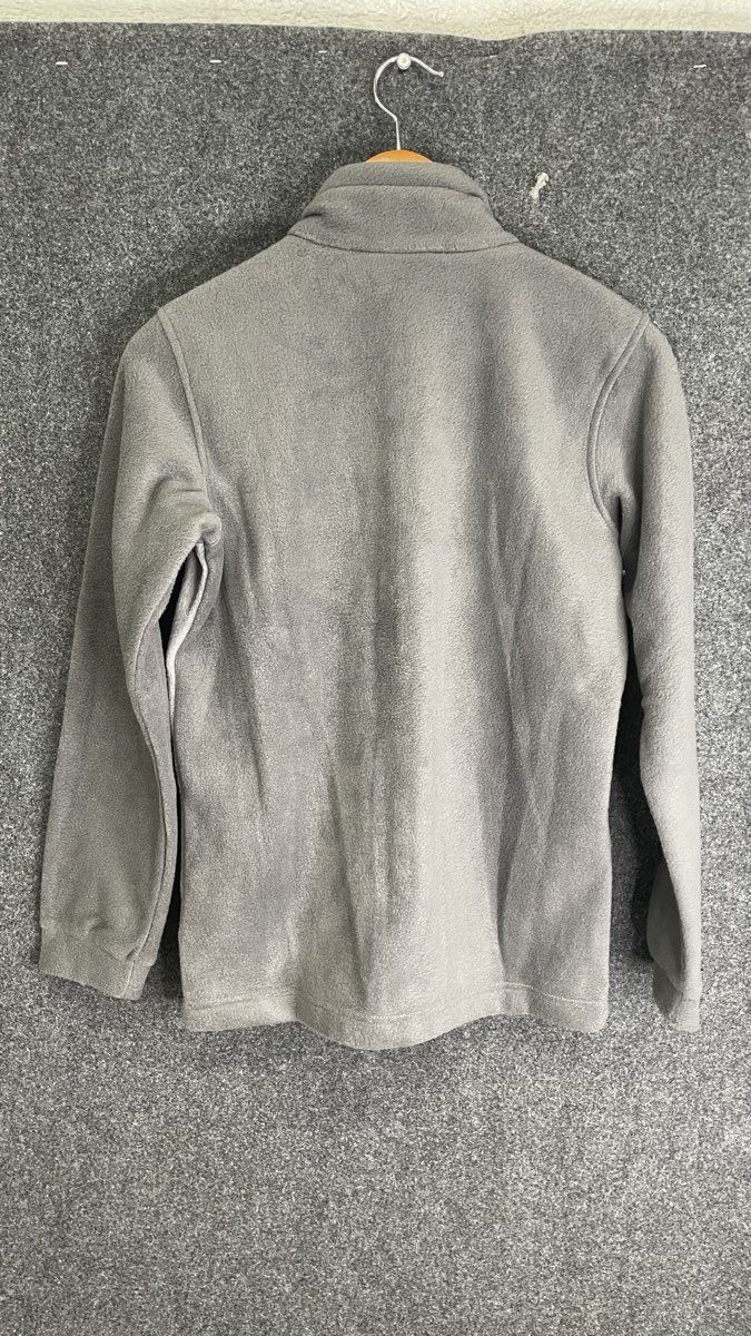 Columbia Kids Steens Mountain Fleece Jacket Grey Shark Colorblock NWT Sz L
