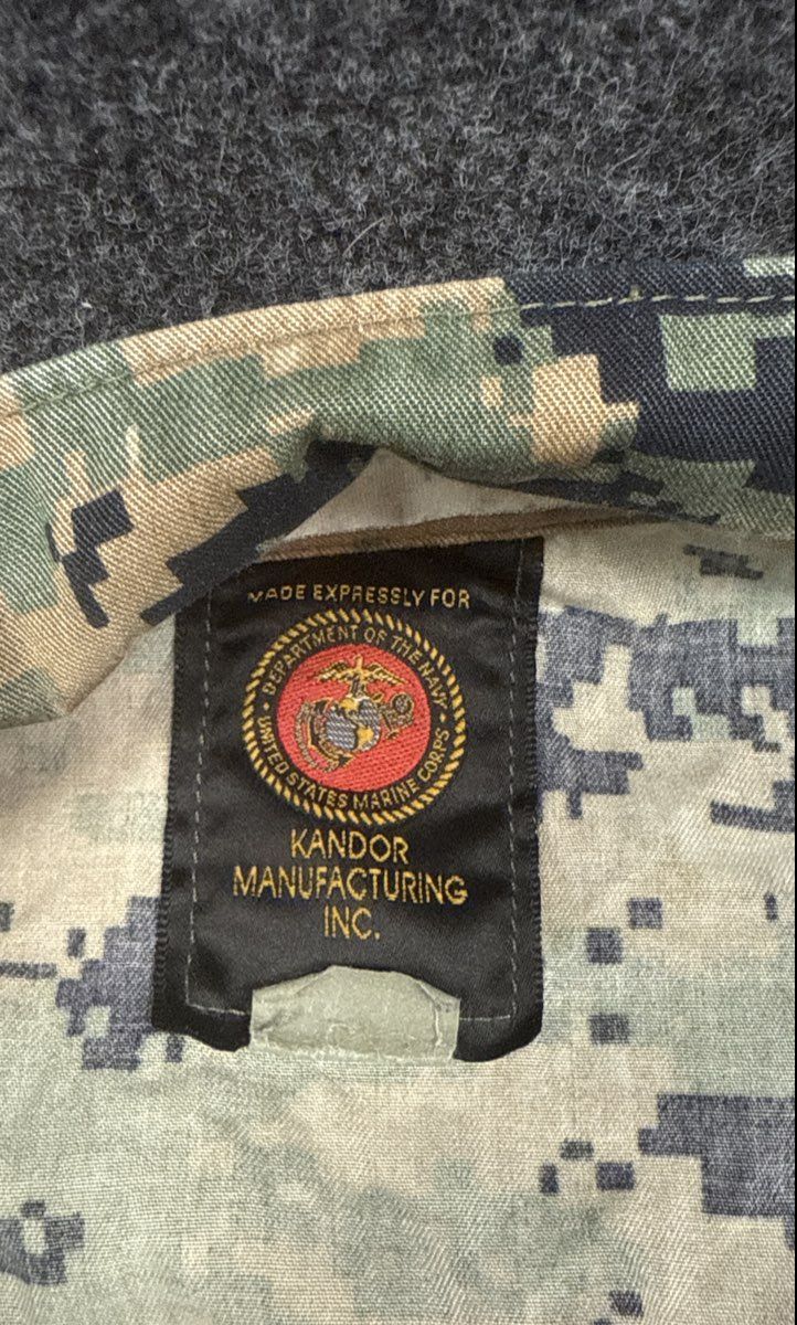 Kandor USMC Men's Vintage MCCUU MARPAT Woodland Digital Camo Combat Blouse