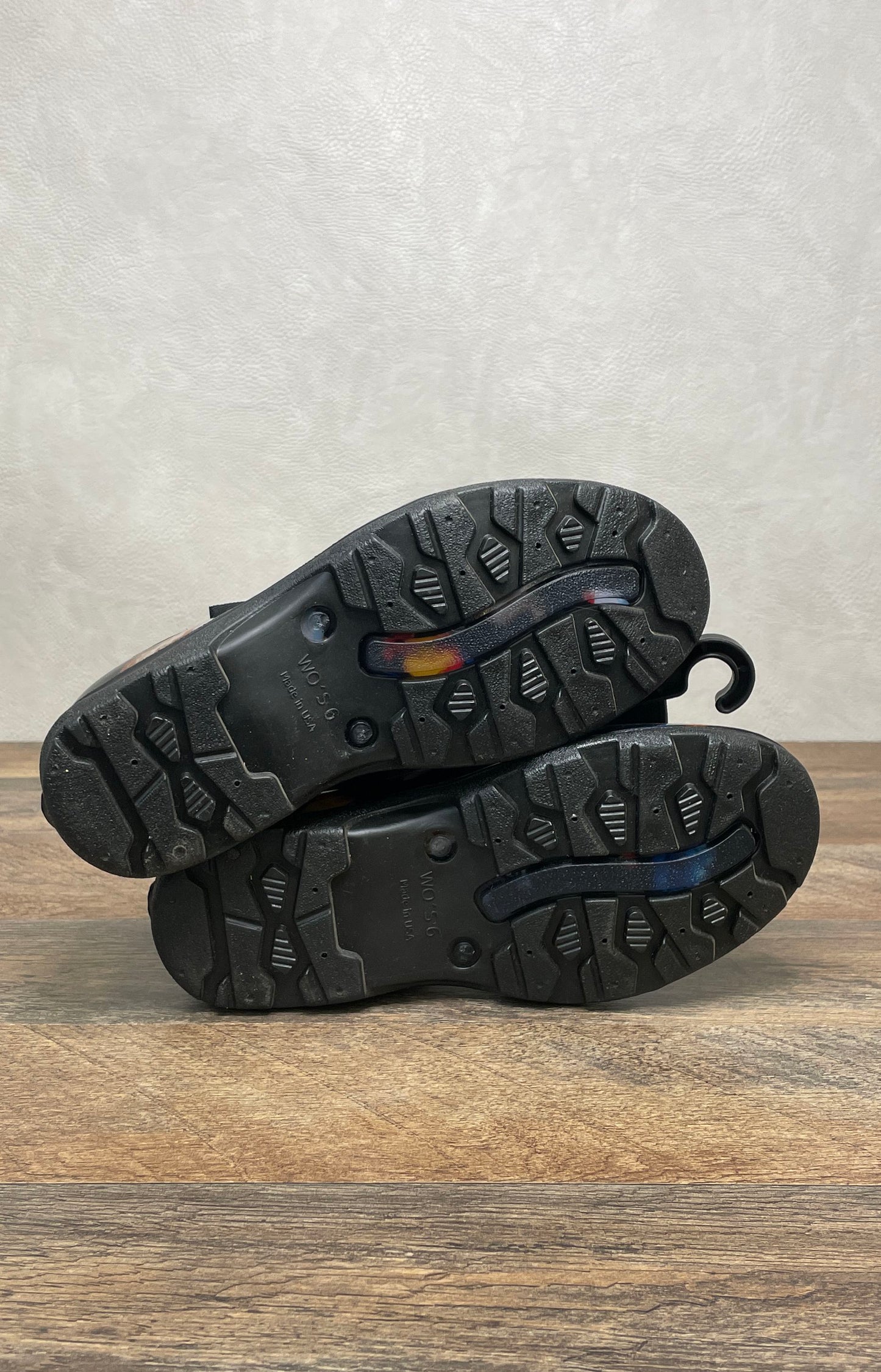 Sloggers Premium Garden Clog Chicken Black Waterproof Shoes Women's Size 6