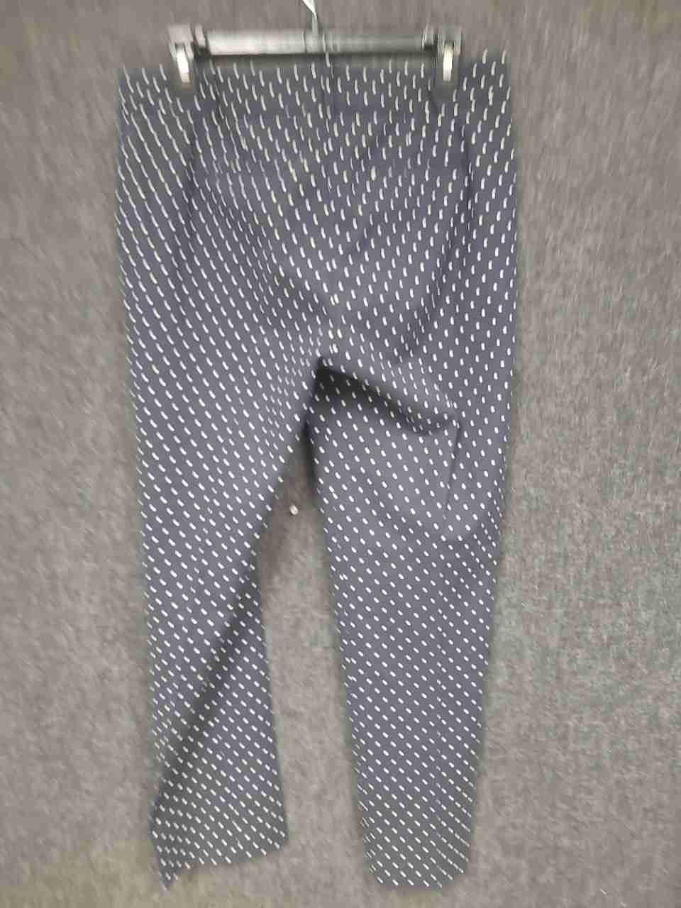 Brooks Brothers Women's Navy Blue Polka Dot Dress Pants Trousers Sz 10