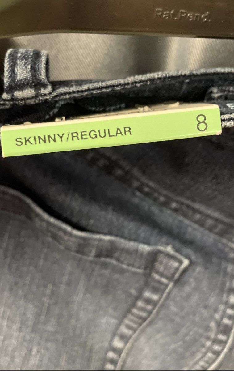 INC Women's Blue Skinny Leg Embellished Side Stripe Mid Rise Jeans Sz 8 NWT