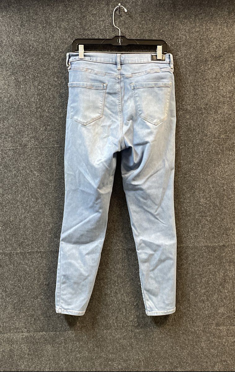 Nicole Miller Women's Light Wash Stretch Skinny Jeans Denim Size 10
