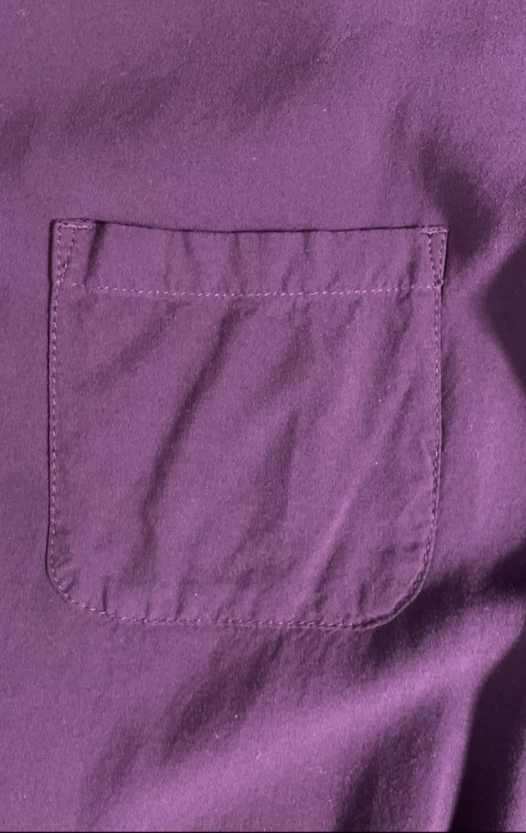 Banana Republic Women's Burgundy Viscose Short Sleeve Pocket Dress Sz S