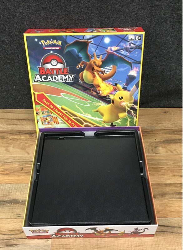 Pokemon TCG Battle Academy Board Game INCOMPLETE For Parts Charizard Pikachu