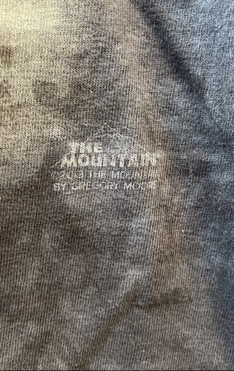 The Mountain Kraken Giant Squid Ship T-Shirt Tie Dye 2013 Gregory Moore Sz XL