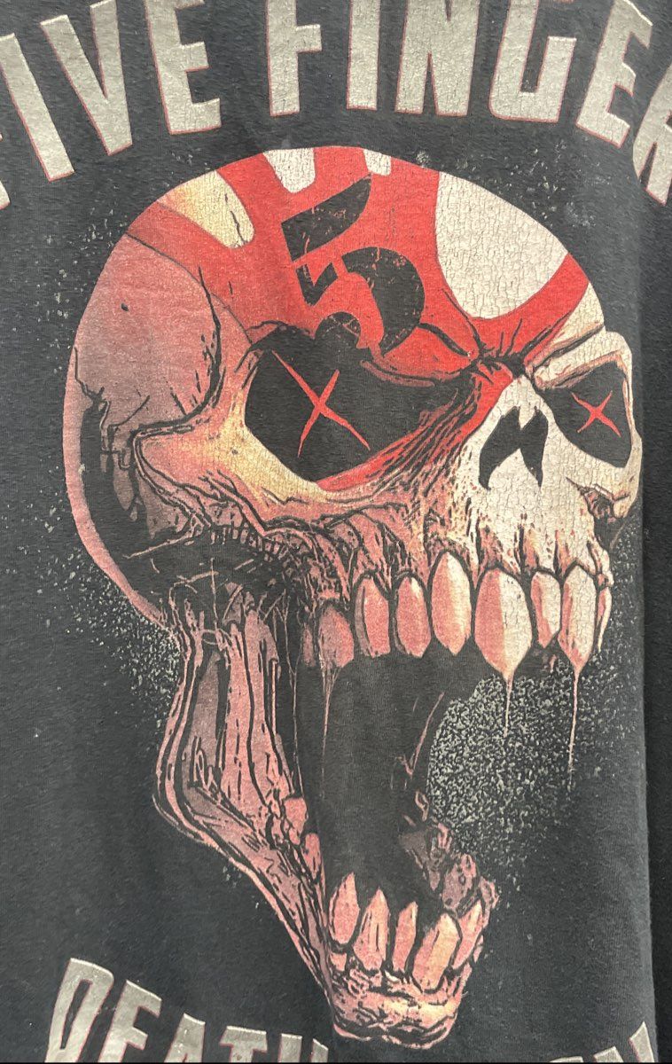Vintage Five Finger Death Punch 2011 American Capitalist Tour Shirt L