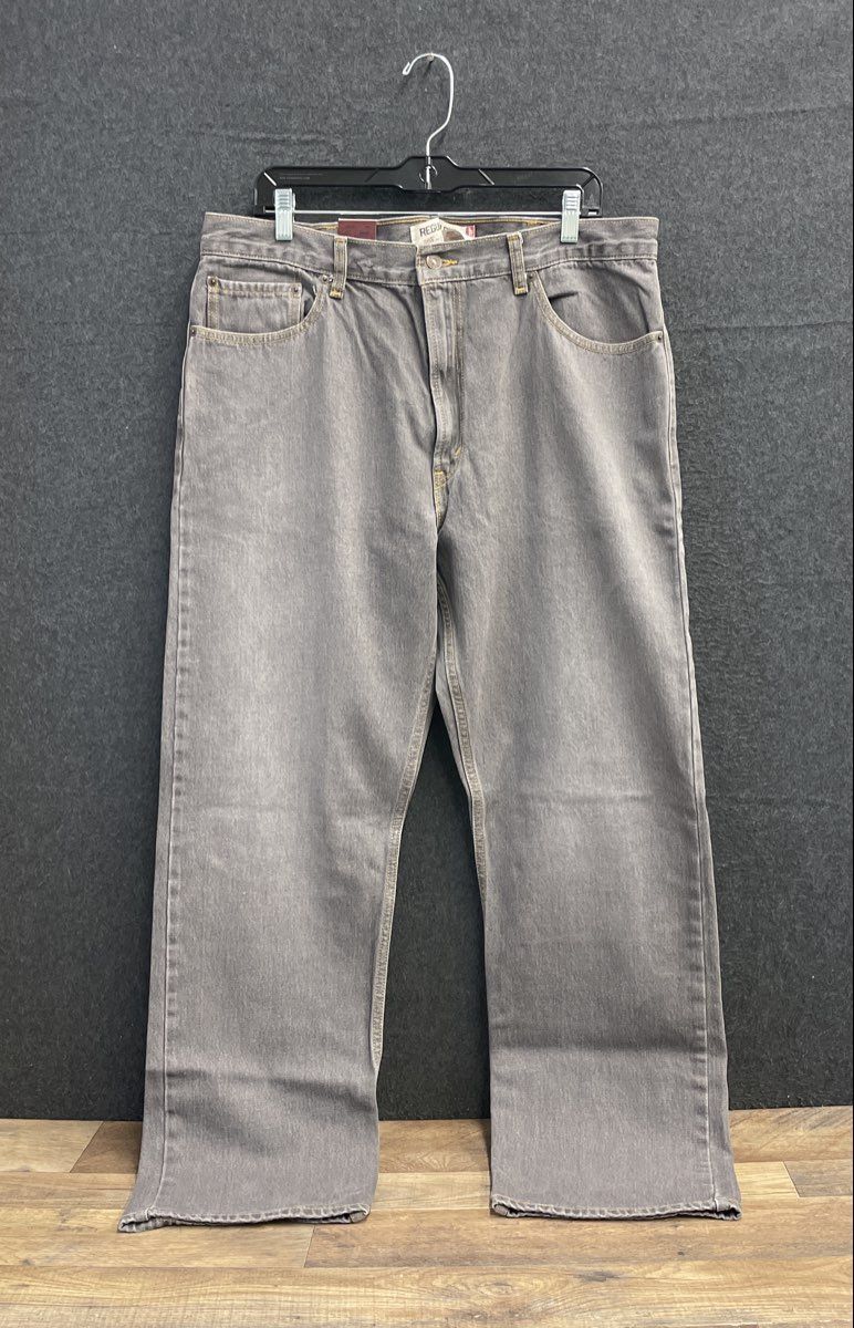 Levi's Men's 505 Regular Fit Jeans Gray Straight Leg 100% Cotton NWT Sz 38x30