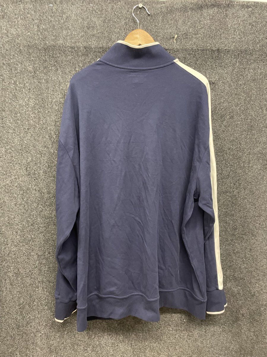 Polo Ralph Lauren Men's Navy Blue Stripe Full Zip Track Jacket Sz 3XB