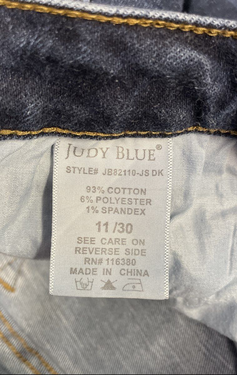 Judy Blue Women's Skinny Jeans Dark Wash Stretch Style JB82110-JS Size 11/30