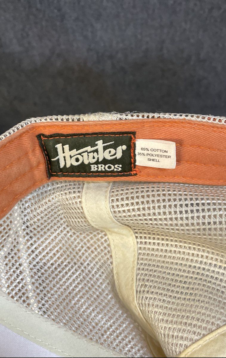 Howler Bros. Men's Orange Cream Trucker Hat Monkey Patch Adjustable Mesh Cap