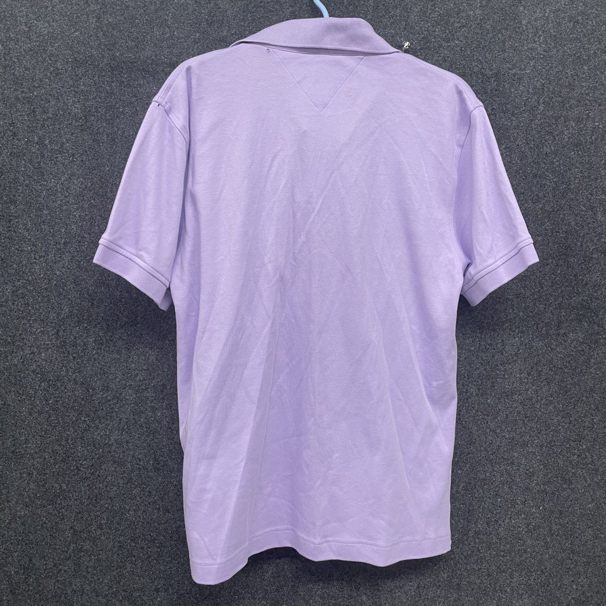 Tommy Hilfiger Men's Purple Lavender Custom Fit Cotton Polo Shirt NWT Sz L