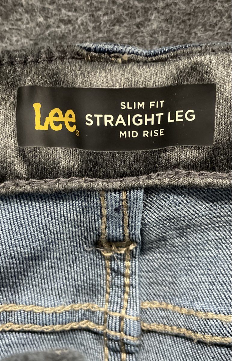 Lee Women's Blue Celestial Ultra Lux Denim Slim Fit Straight Leg Jeans Sz 16 NWT