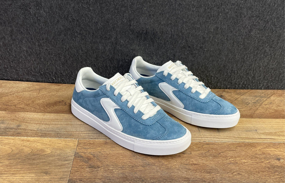Skechers Court Classics Arch Fit Legend Light Blue Women's Sneakers Size 6