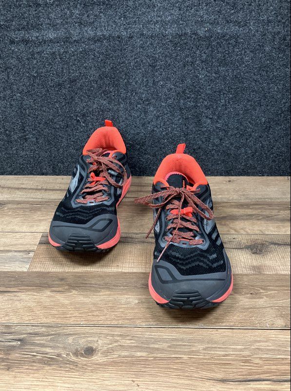 Brooks Caldera 4 Black Coral Grey Trail Running Shoes Women's Size 12