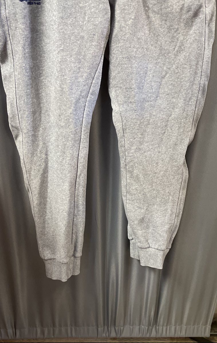 Superdry Men's Gray Orange Label Slim Fit Fleece Joggers Sweatpants Sz L
