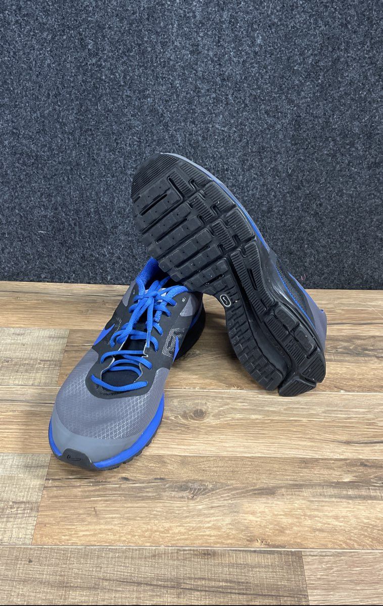 Nike Air Pegasus 30 NikeID Grey Blue Running Shoes Men's Size 11
