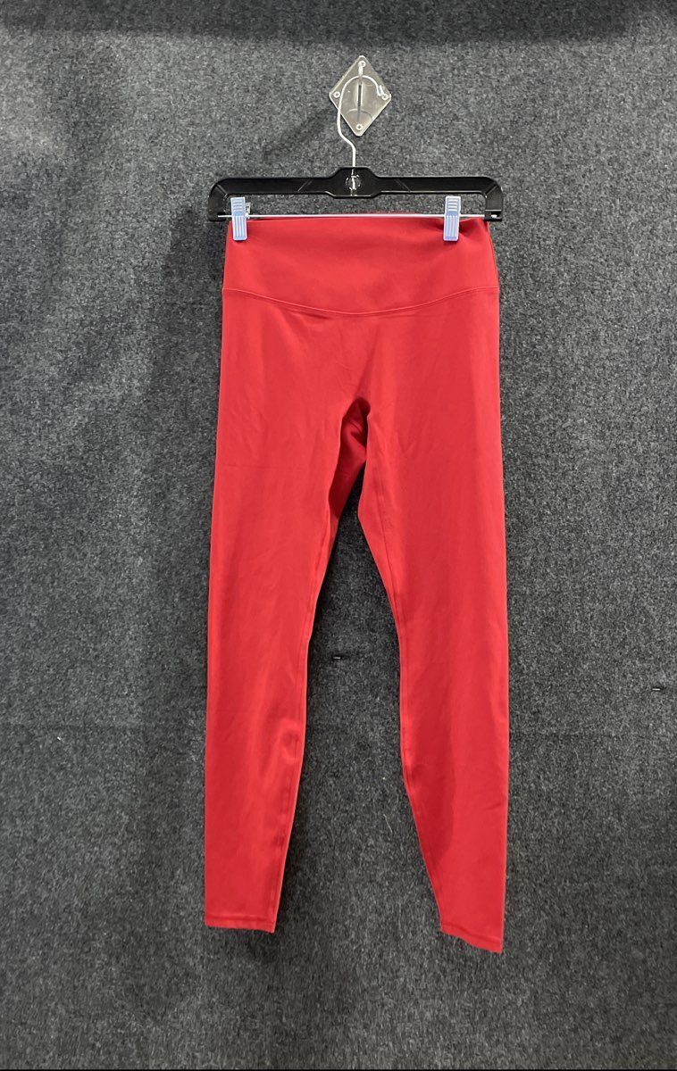 Fabletics Women's Red High Waisted Performance Luxe Leggings Sz S