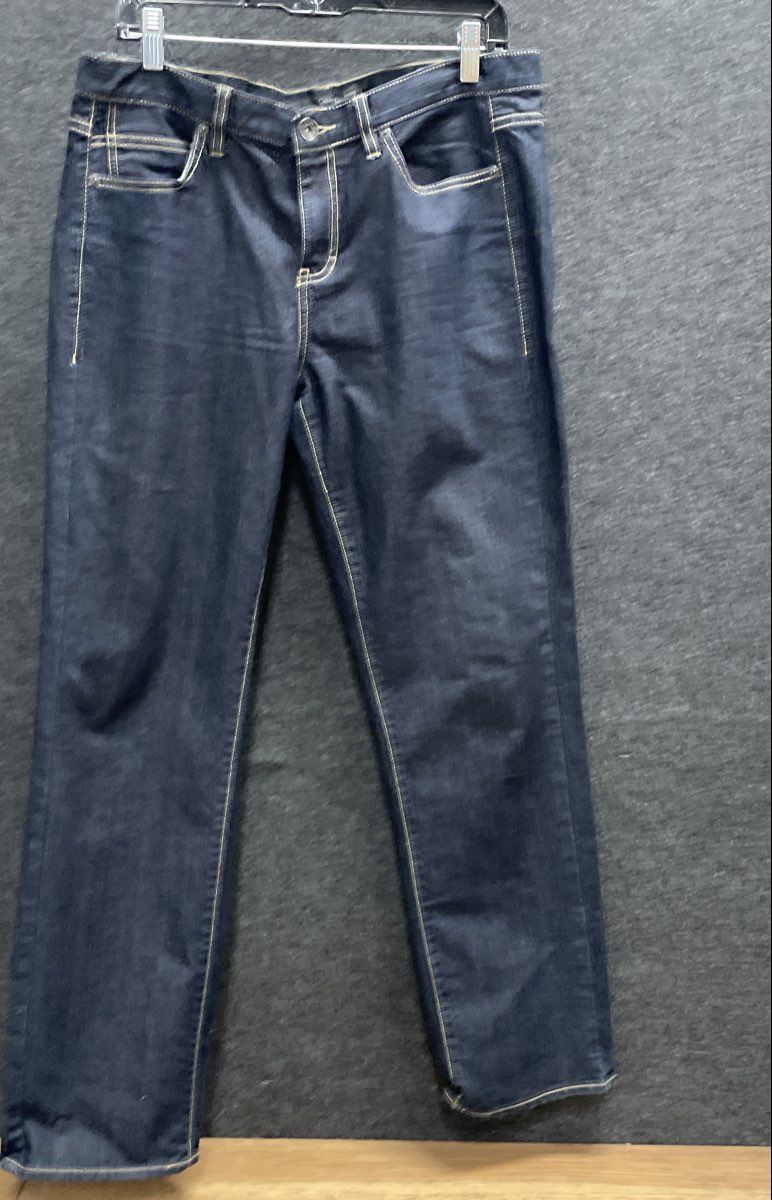 Calvin Klein Jeans Women's Dark Wash Straight Leg Denim Jeans Sz 31/12