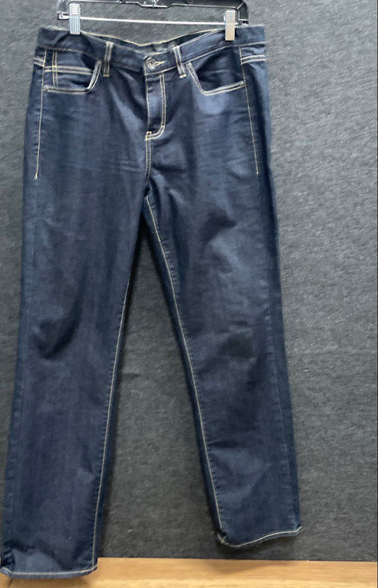 Calvin Klein Jeans Women's Dark Wash Straight Leg Denim Jeans Sz 31/12