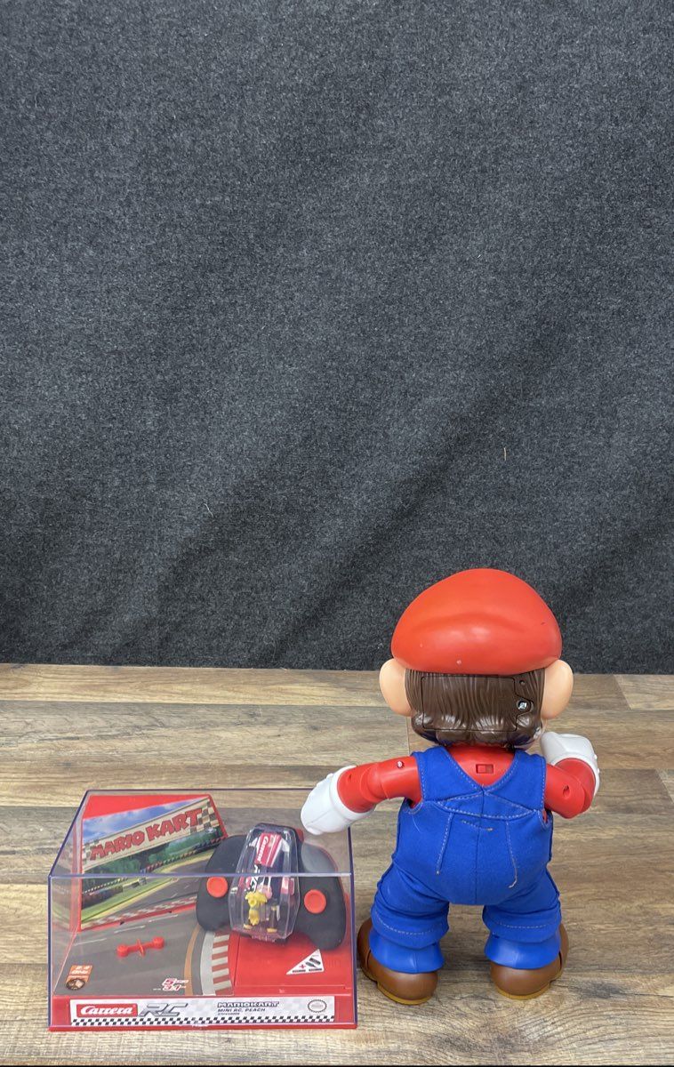 Carrera RC Mini Mario Kart & It's-A Me Mario Figure Lot Nintendo Toys