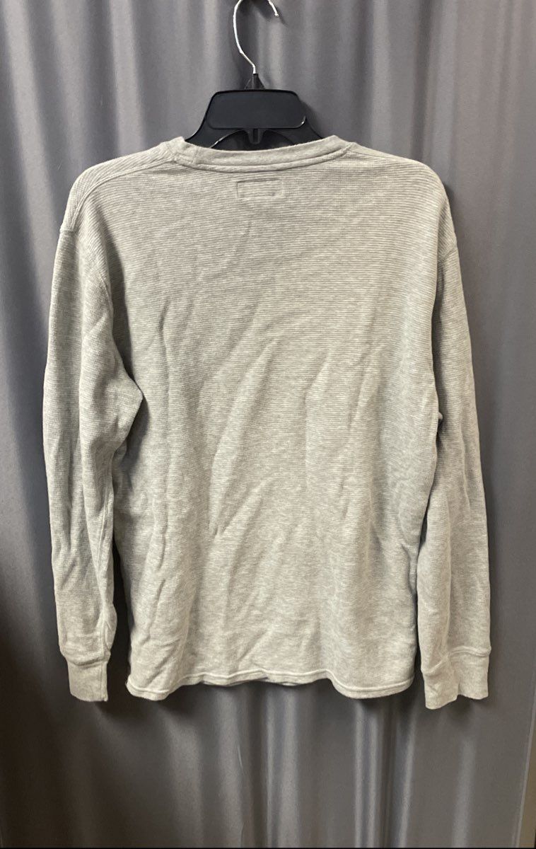 Polo Ralph Lauren Men's Gray Waffle Knit Thermal Long Sleeve Shirt Sz XL