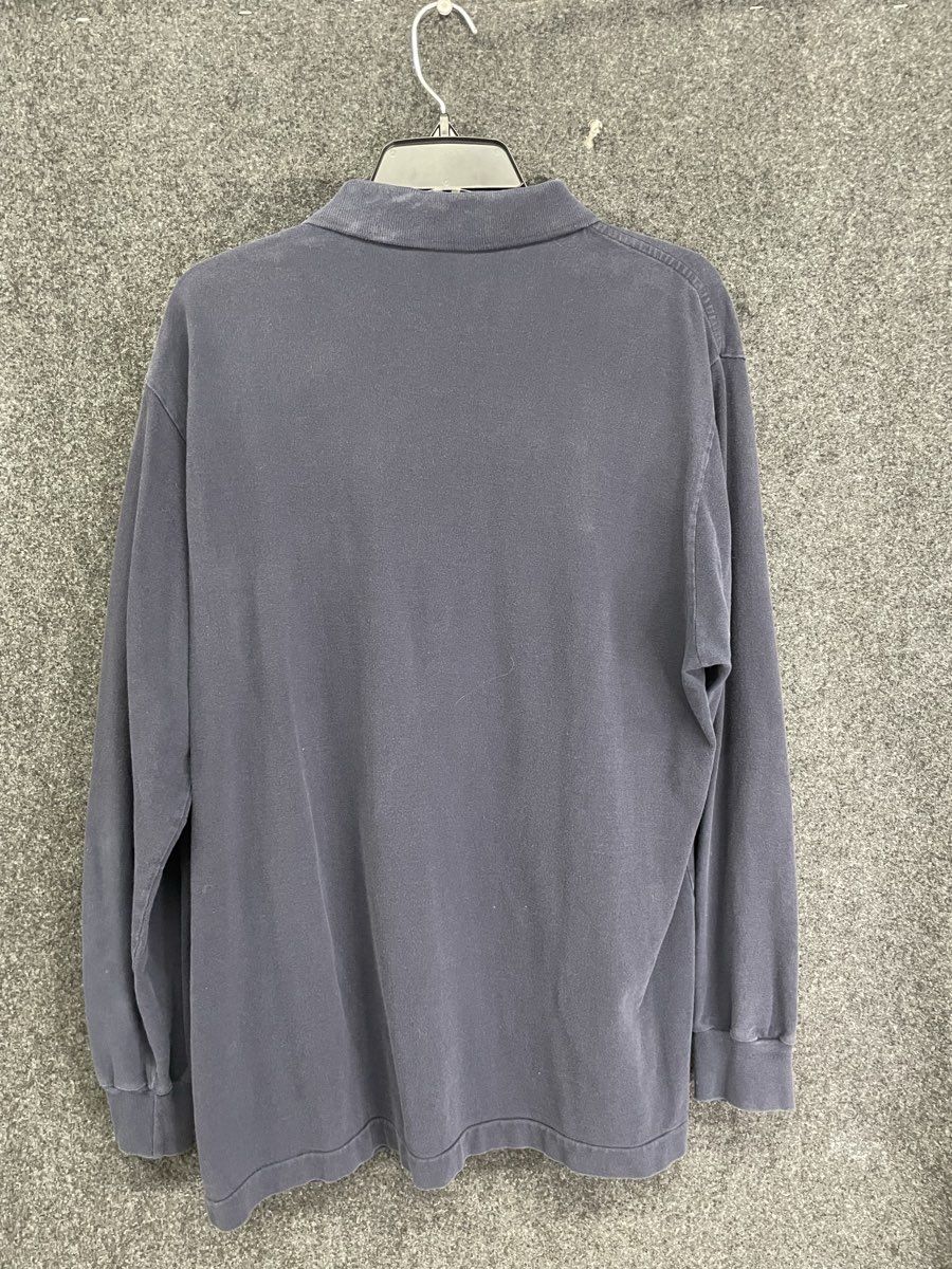 Lacoste Men's Navy Blue Long Sleeve Pique Cotton Polo Shirt Sz 7 XXL