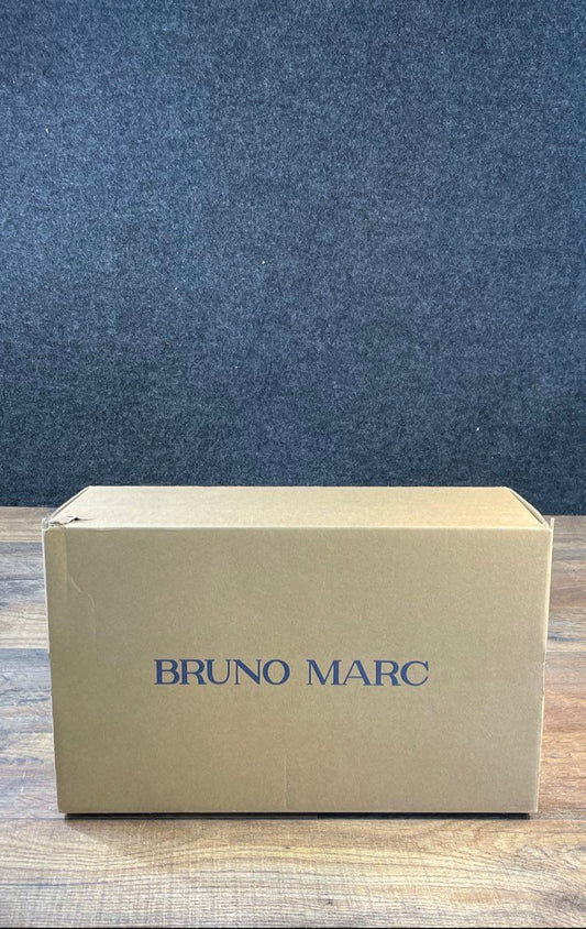 Bruno Marc Men's Black Casual Dress Oxford Shoes Layered Sole Size 12