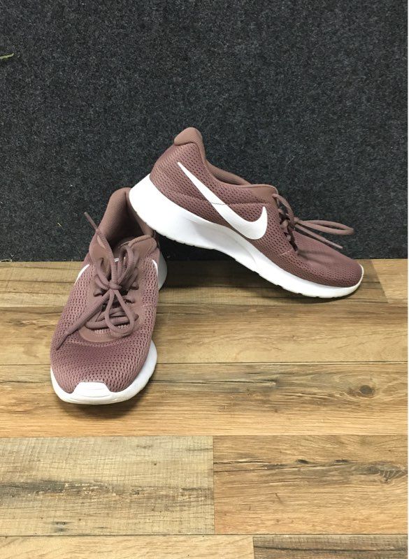 Nike Tanjun Dark Stucco White Women's Running Shoes Size 10