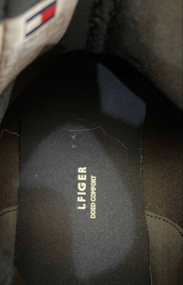Tommy Hilfiger Rainy Chelsea Rubber Rain Boots Navy Blue White Size 10