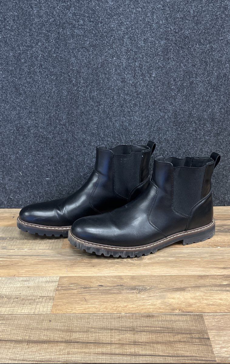 Sonoma Goods For Life Hughh Black Men's Chelsea Boots Size 12