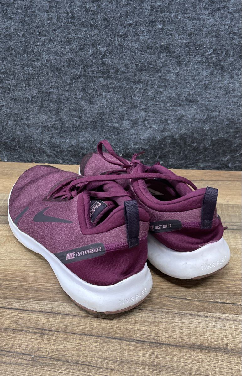 Nike Flex Experience RN 8 Bordeaux Purple Women's Running Shoes Size 7.5