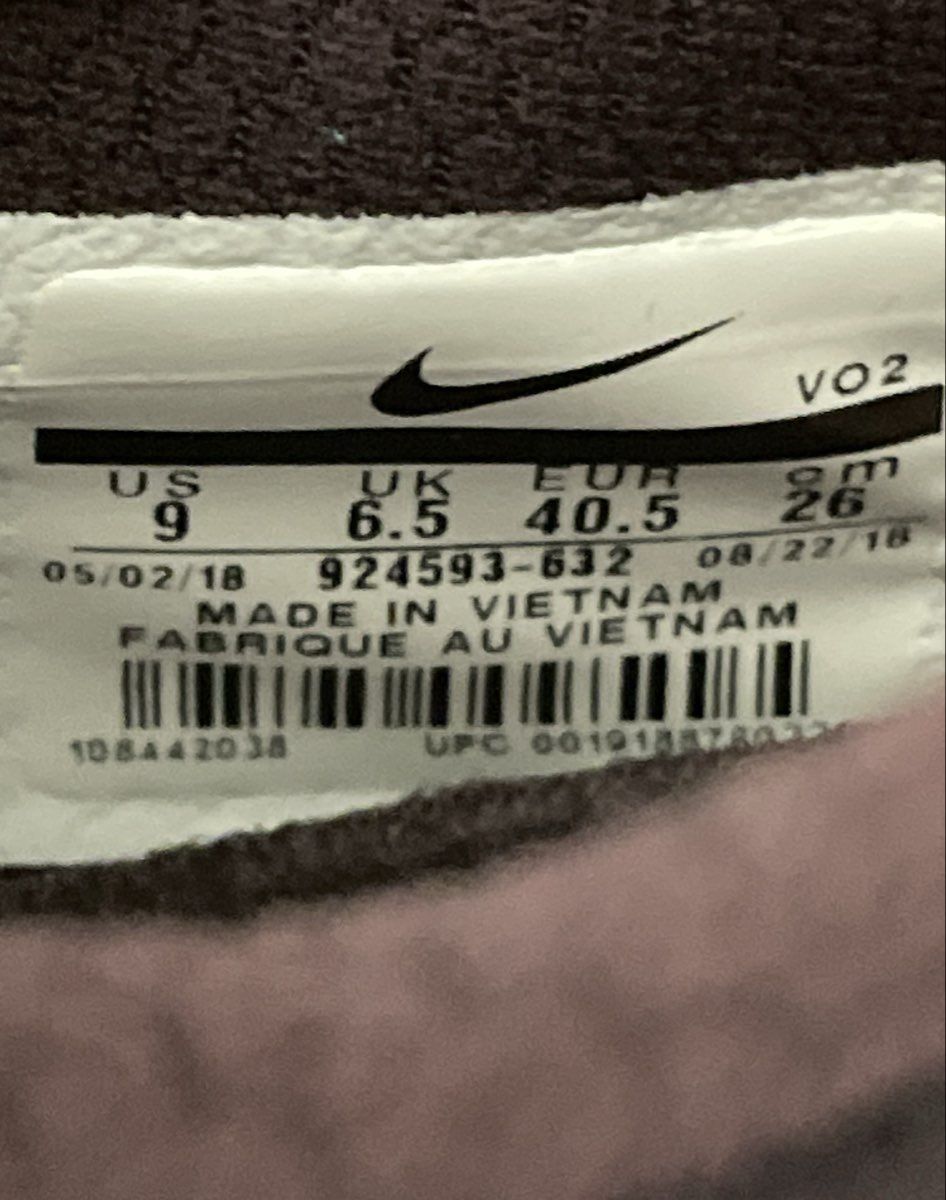 Nike Metcon 4 Smokey Mauve Pink Women's Training Shoes Size 9