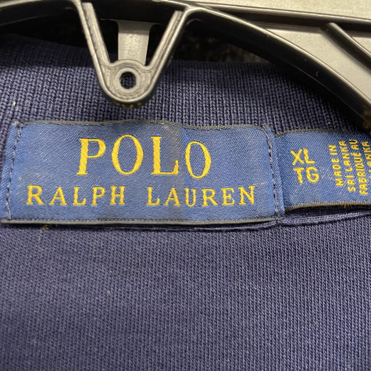 Polo Ralph Lauren Men's Navy Blue Short Sleeve Polo Shirt Pony Logo Sz XL