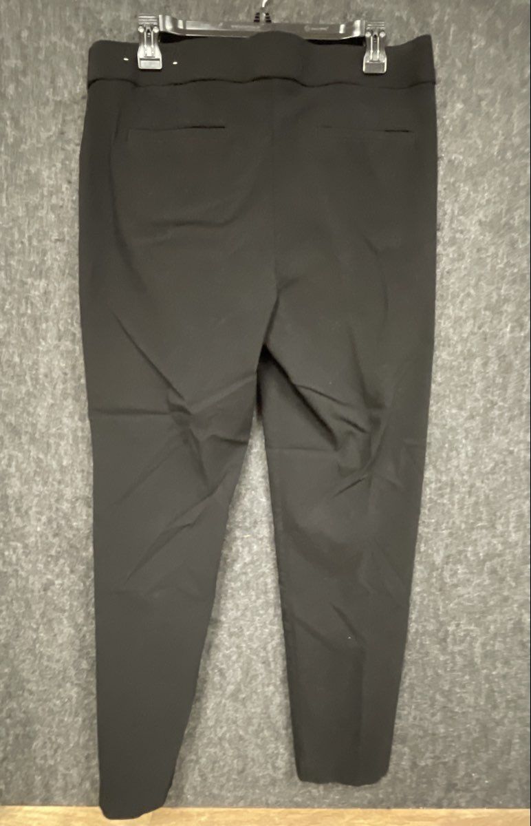 Liz Claiborne Women's Lisa Black Tapered Pull On Career Dress Pants Sz 12