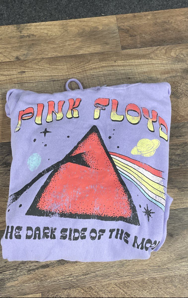 Pink Floyd Dark Side of the Moon 1973 Tour Hoodie Reprint Perryscope Sz L