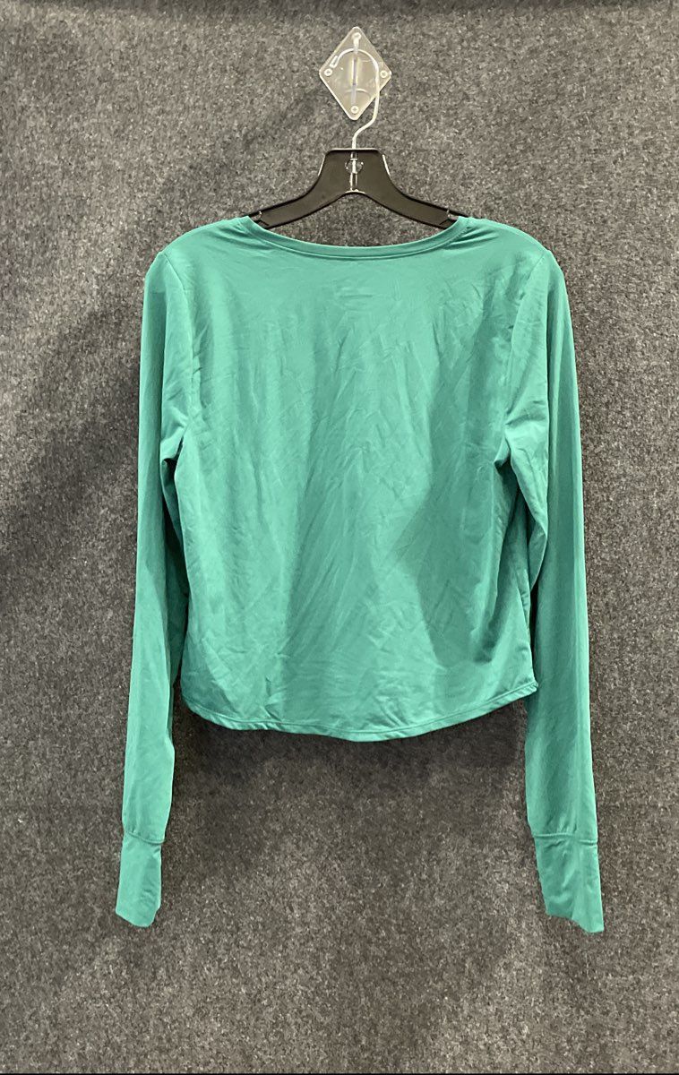 Lilly Pulitzer Women's Green Luxletic Long Sleeve Crop Top Activewear Sz M
