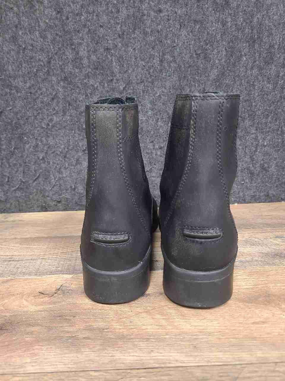 Ariat Women's Heritage IV Zip Paddock Boot Black Leather Size 5