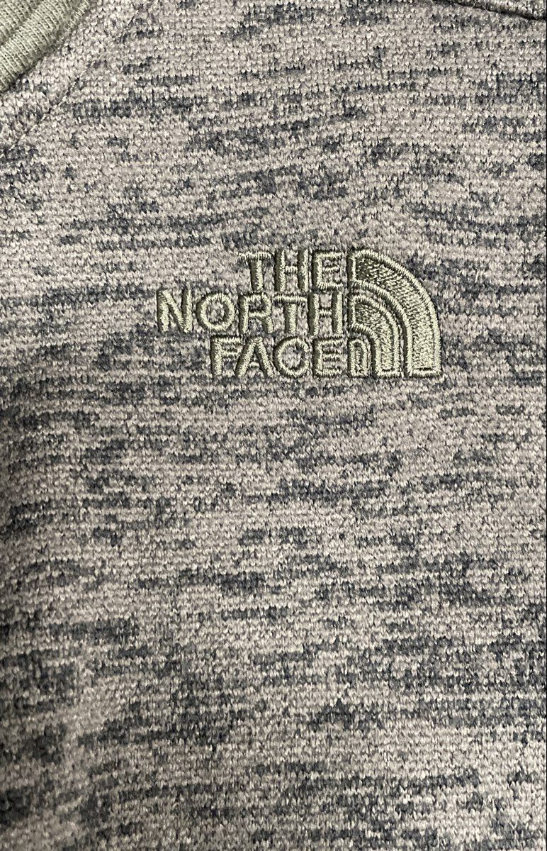The North Face Women's Crescent Full Zip Sweater Knit Fleece Jacket Green