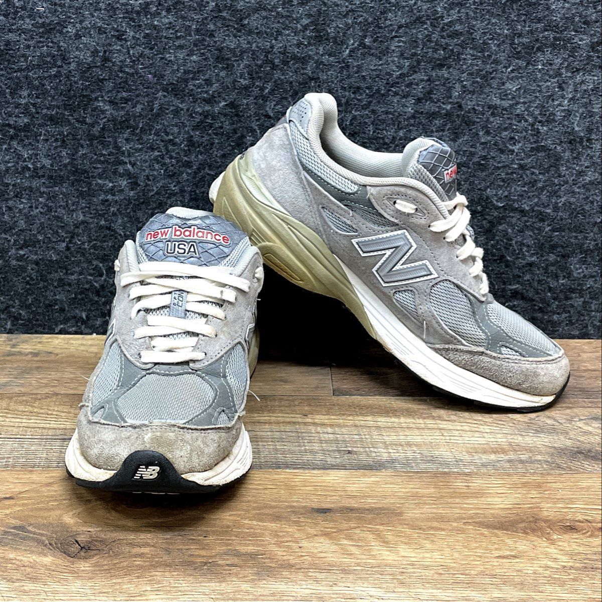 New Balance 990v3 Made in USA Grey Women's Running Shoes Size 8.5 W990GL3