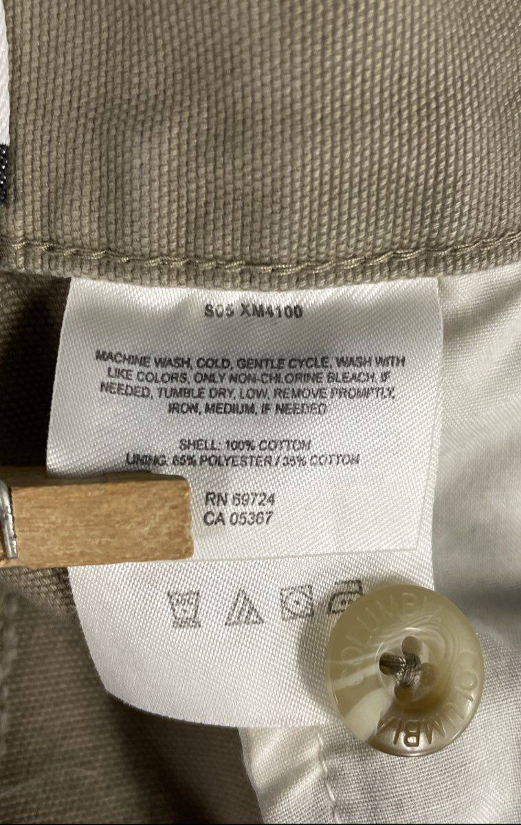 Columbia Men's Klamath Cargo II Shorts Tan Cotton Canvas NWT Sz 42 7" Inseam