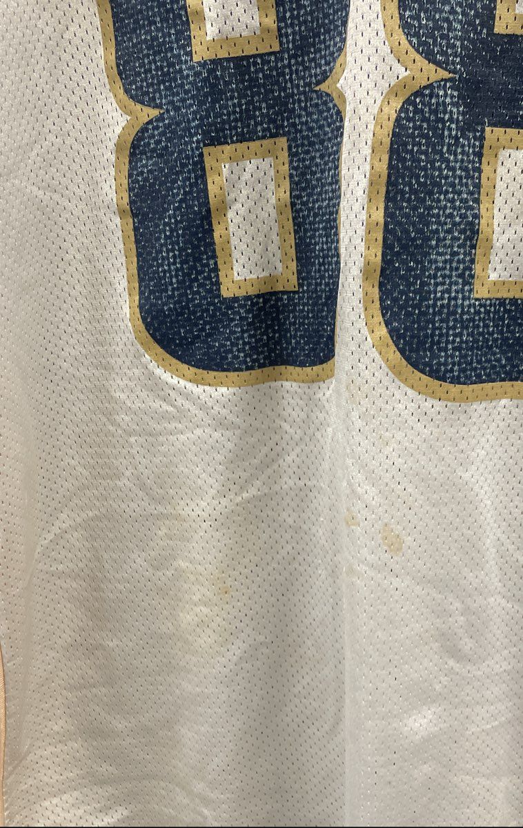 Vintage Y2K Reebok Men's St. Louis Rams Torry Holt 88 NFL Jersey White 2XL