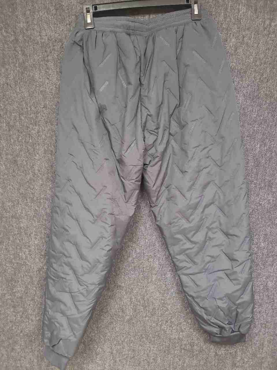 iNew Sport Men's Dark Gray Quilted Sherpa Fleece Lined Jogger Pants Sz S