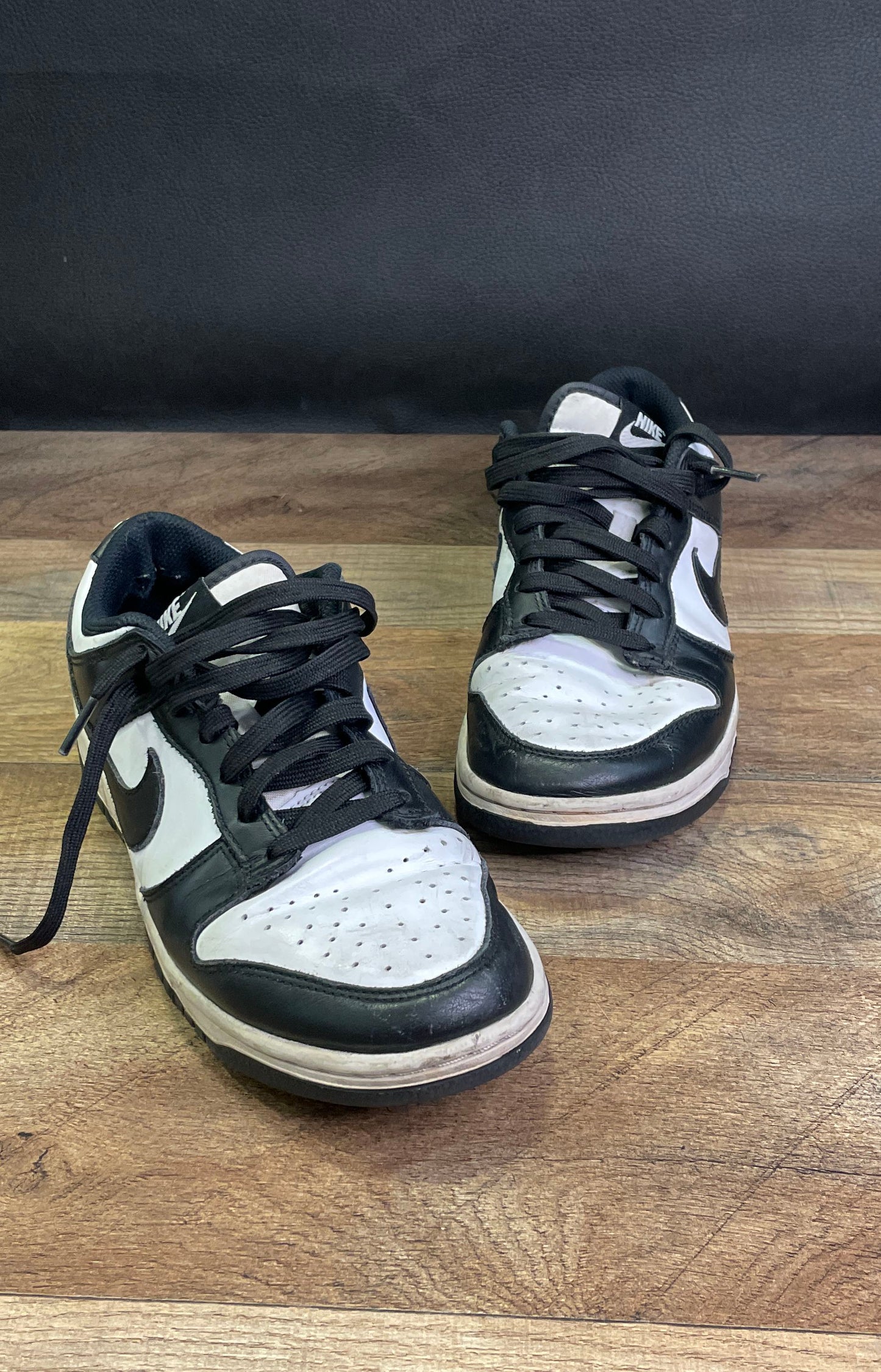 Nike Dunk Low Black White Panda Women's Sneakers Size 8