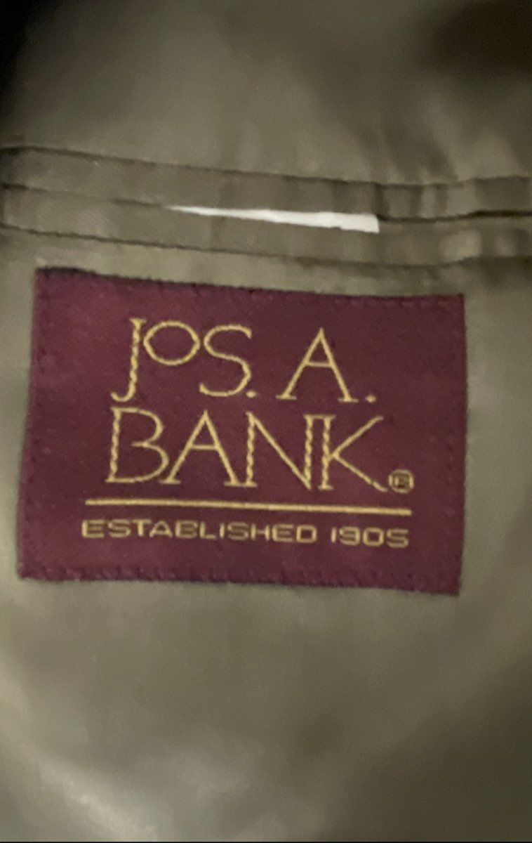 Jos. A. Bank Men's Gray 100% Wool 2-Button Blazer Sport Coat Sz 41 R
