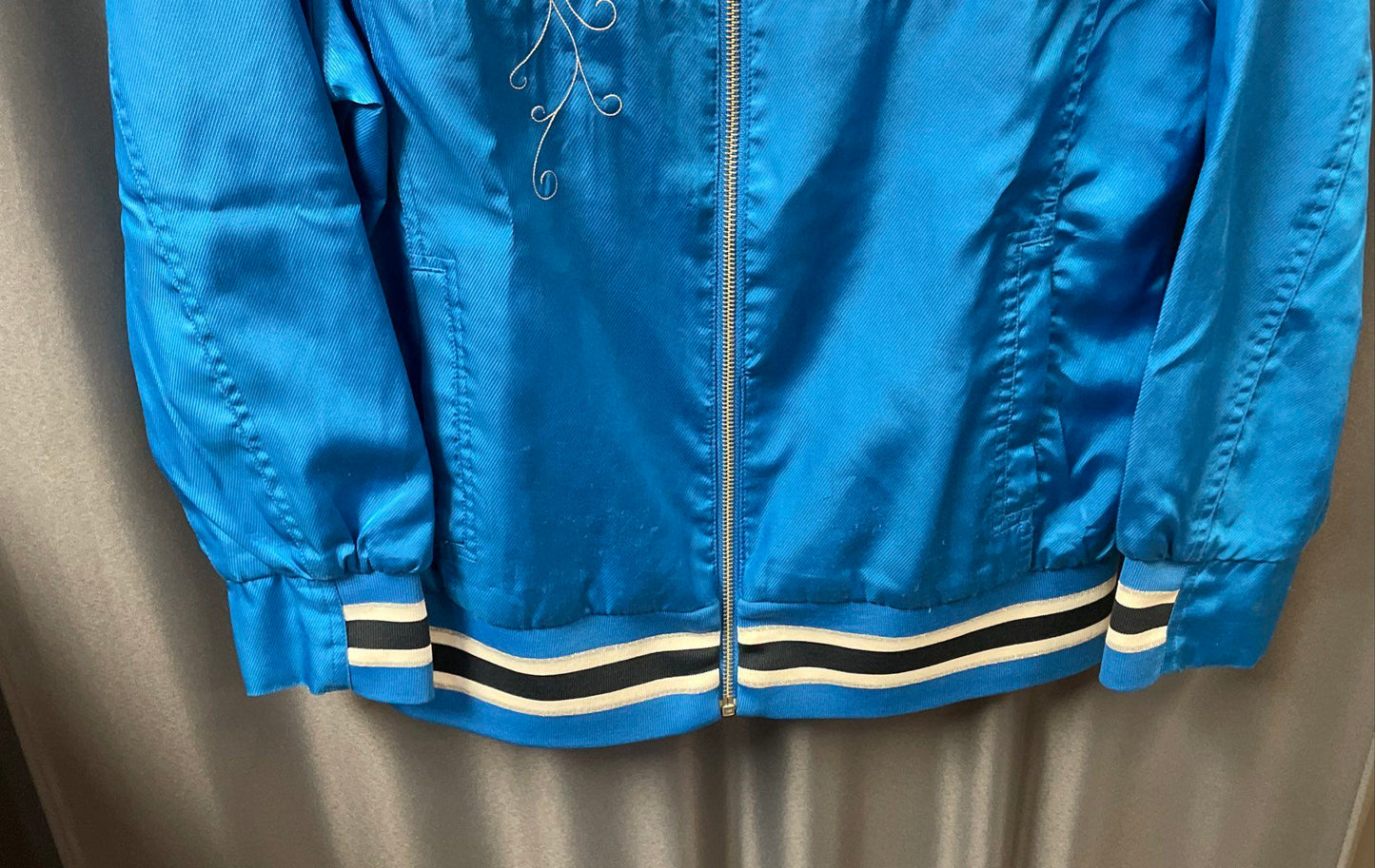 Kappa Men's Blue Italia Full Zip Track Jacket Embroidered Italy Soccer Sz XL