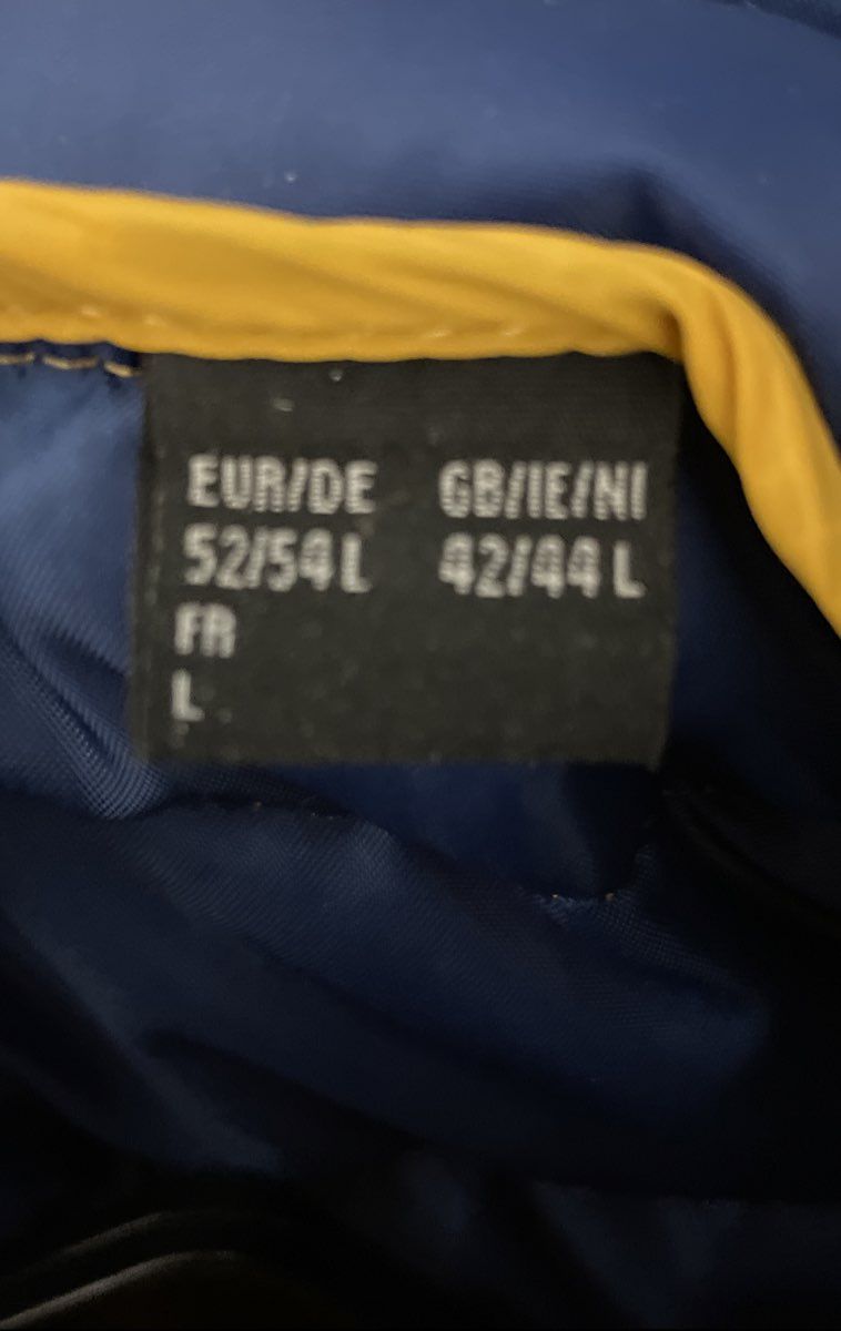 U.S. Grand Polo Equipment & Apparel Men's Yellow Packable Puffer Vest Sz L